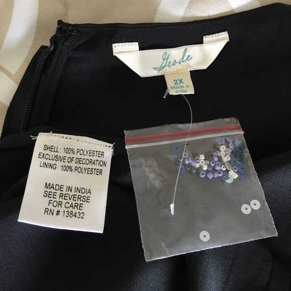 NWOT Modcloth Geode embroidered sleeveless dress - Picture 7 of 7